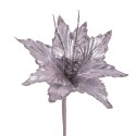 Poinsettia tejido plata