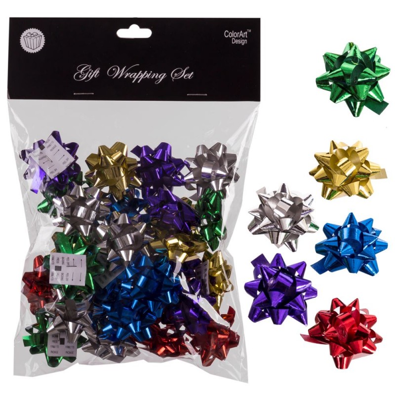 S 30 lazo metalizado multicolor 3 70 x 3 70 cm