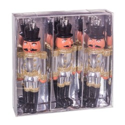 S 3 soldado plata 13 x 3 x 13 cm