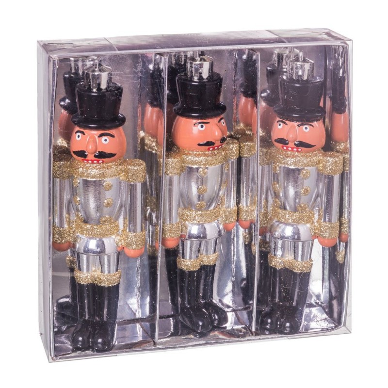 S 3 soldado plata 13 x 3 x 13 cm