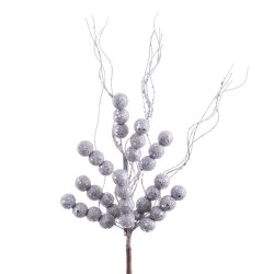 Pick acebo plata 26 cm