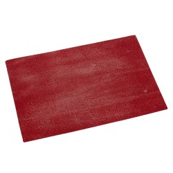 Salvamantel rojo 40 x 27 50 cm