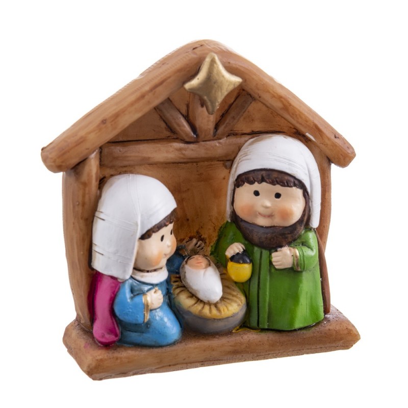 Nacimiento poliresina 7 50 x 2 50 x 7 80 cm
