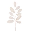 Rama 10 hojas tejido marfil 65 cm