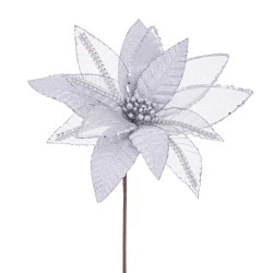 Flor poinsettia plata 50 x 28 cm