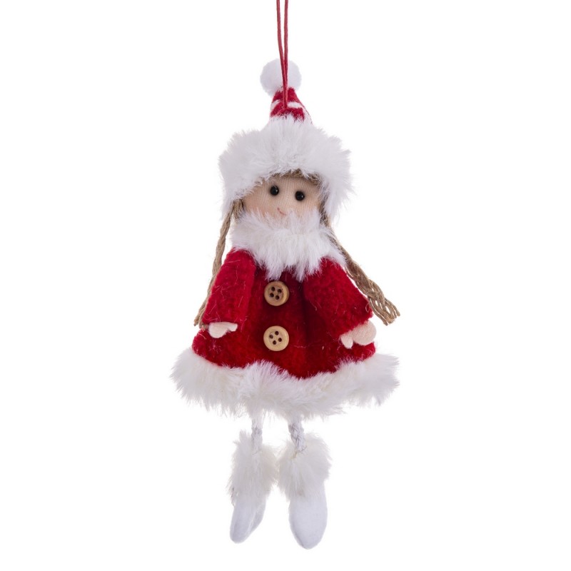 Colgante niña tejido 17 cm