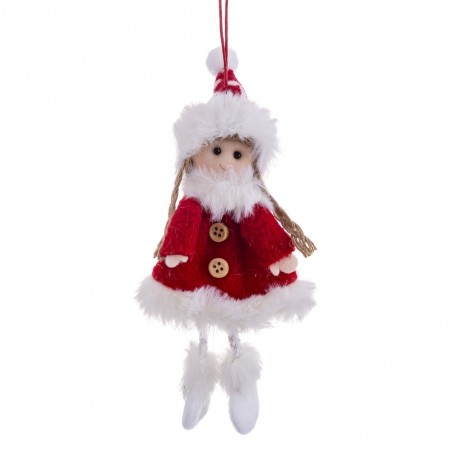 Colgante niña tejido 17 cm