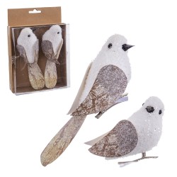 S 2 pájaro con clip 15 x 5 50 cm