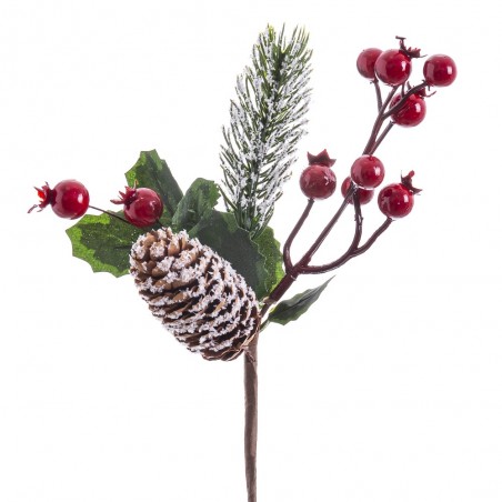 Pick acebo rojo 23 cm