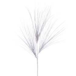Rama purpurina plástico plata 110 cm