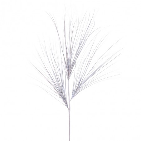 Rama purpurina plástico plata 110 cm