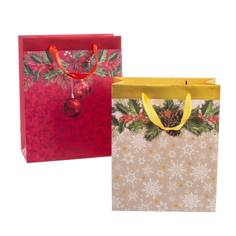 Bolsa 210 gr papel 2 m 26 x 12 x 32 cm