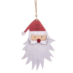 Colgante papá noel madera 9 50 x 15 cm