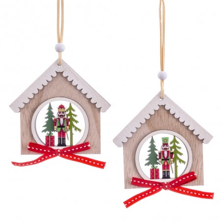 Colgante casa soldados madera 2 m 10 x 0 80 x 22 cm