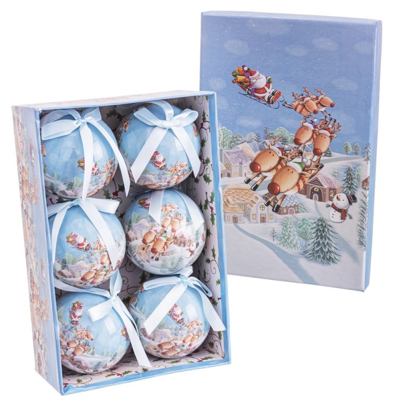 S 6 bolas memory trineo 7 50 x 7 50 x 7 50 cm