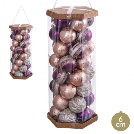 S 40 bolas mixto pvc 6 x 6 x 6 cm