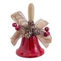 Campana con mango rojo 8 x 6 50 x 12 cm