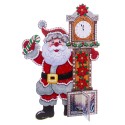 Papá noel con reloj foam 55 x 75 cm