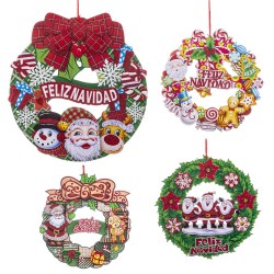 Colgante coronas 36 x 36 cm