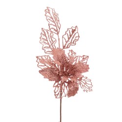 Pick poinsettia bronce 33 cm