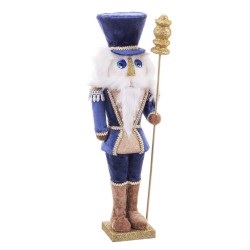 Soldado flocado foam azul 13 x 12 x 41 cm