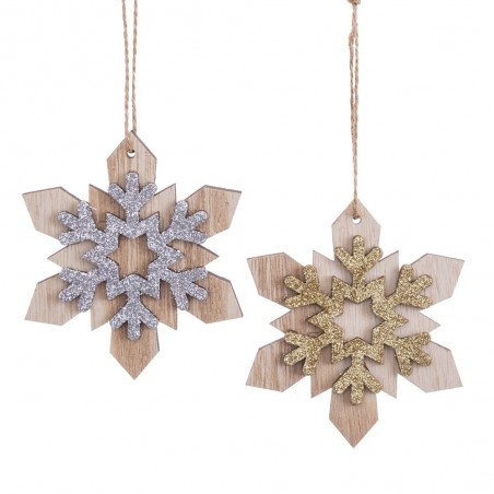 Colgante estrellas madera 2 c 0 80 x 10 x 8 50 cm