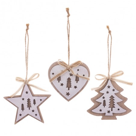 Colgante figuras madera 3 m 8 50 x 0 80 x 8 50 cm