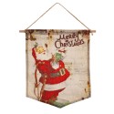 Banderín papá noel poliester 35 x 28 cm