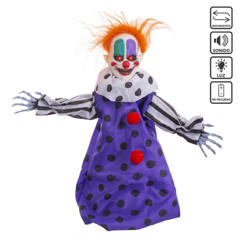 Payaso saltarín azul 36 x 5 50 x 36 cm