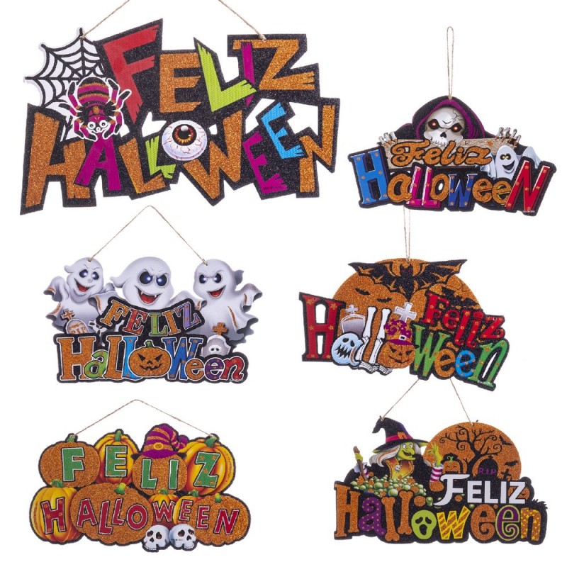 Cartel feliz halloween foam 6 m 37 x 0 50 x 20 cm