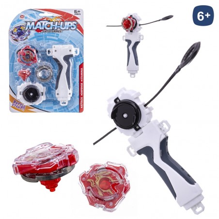 Peonza con lanzador metal 6 c