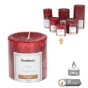 Vela cilíndrica perfumada rojo 7 x 7 cm