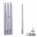 S 3 vela espiral plata navidad 1 80 x 25 cm