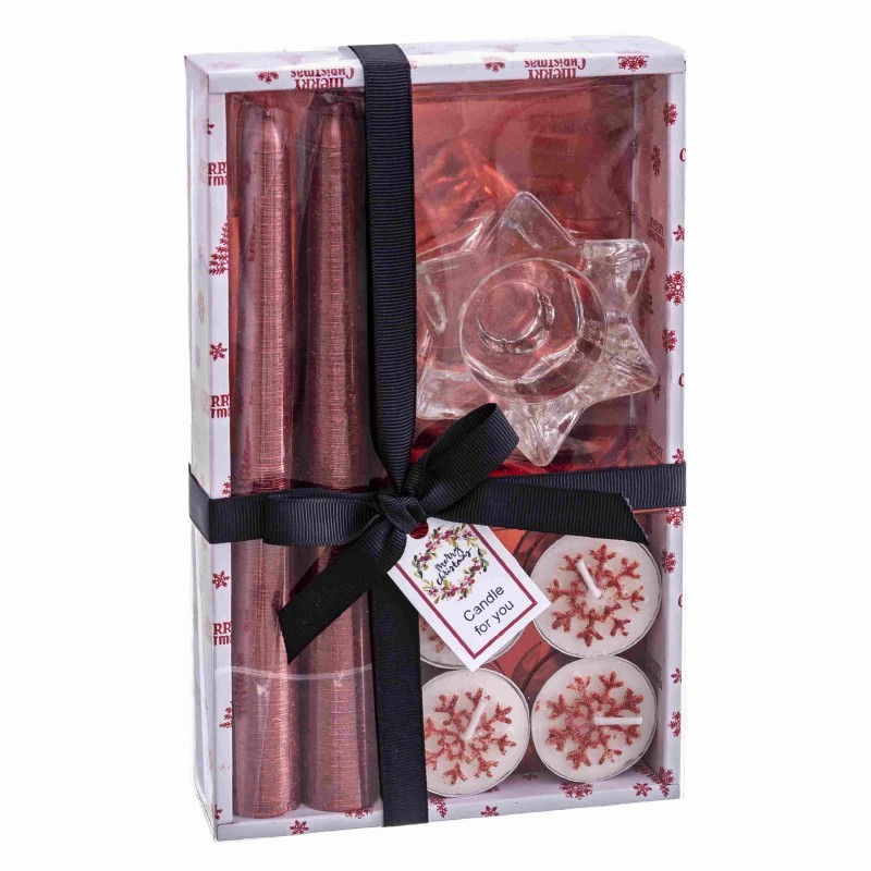 S 2 vela candelabro rojo metálico 21 70 x 13 30 x 3 80 cm