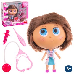 Muñeca doctora 2 m kaibibi 18 cm