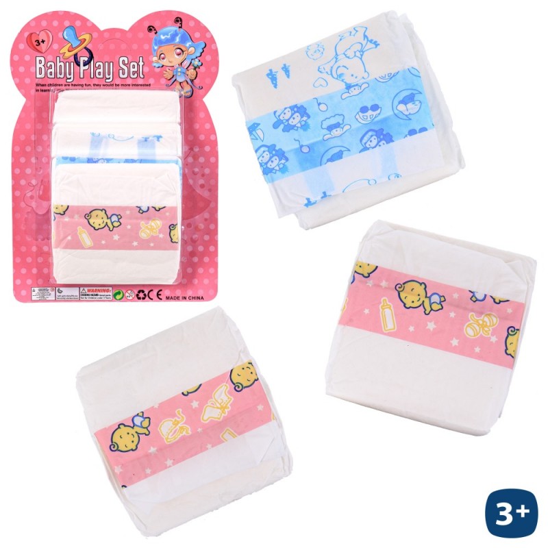 S 3 pañal muñeca 12 x 12 x 1 50 cm