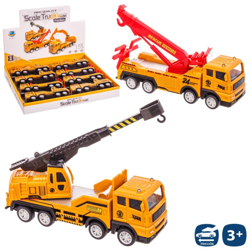 Camión grúa fricción 3 m 17 30 x 4 80 x 9 60 cm