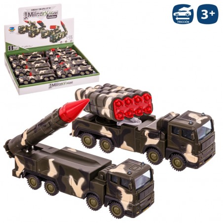 Camión militar fricción 2 m 18 40 x 4 70 x 6 cm