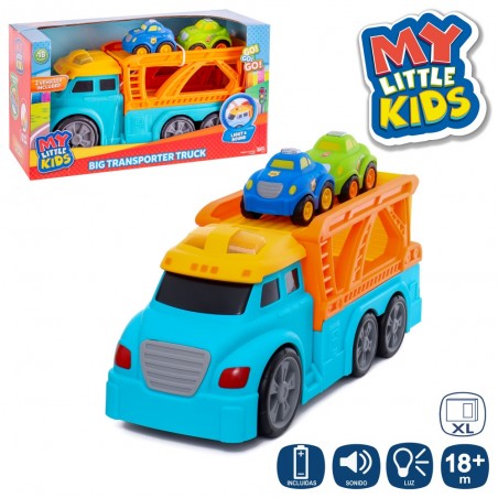 Camión remolque con luz y sonido 2 c 46 50 x 17 x 25 cm