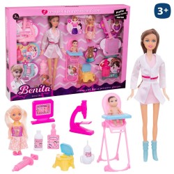 Muñeca maniquí doctora 29 cm