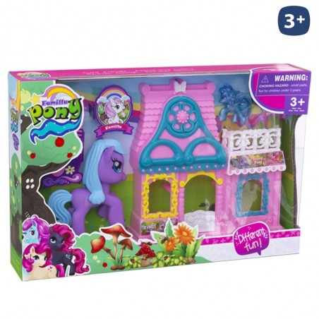 Poni establo con accesorios 2 c