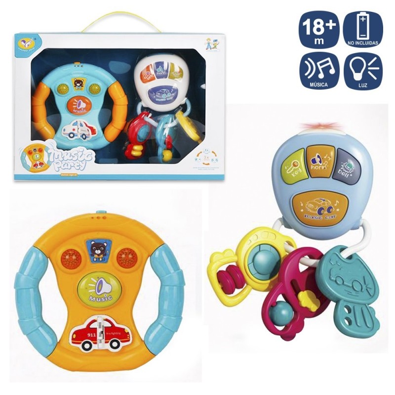 Volante y sonajero actividades 2 c 14 cm