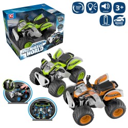 Quad megafricción metal c luz 2 c 17 x 13 x 12 cm