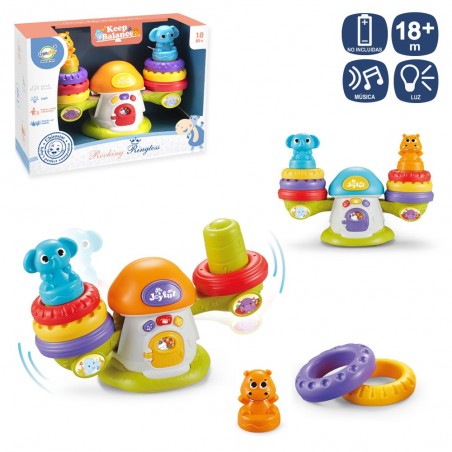 Juego anillas balancín actividades 2 c 21 x 10 x 18 cm