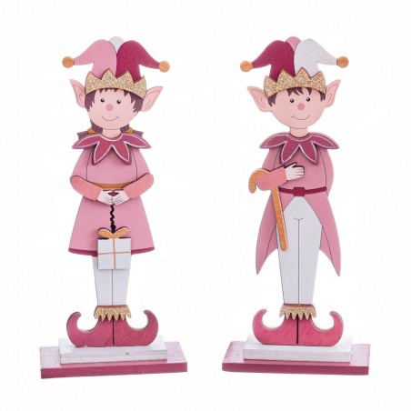 Figuras elfos madera 2 m 15 x 3 50 x 6 50 cm