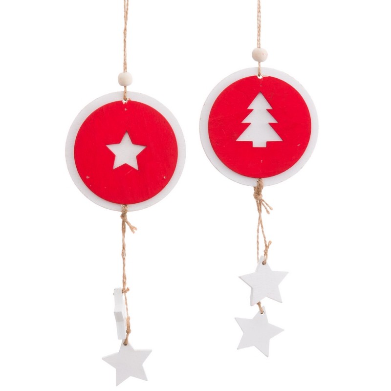 Colgante círculo madera 2 m 8 x 8 x 0 80 cm