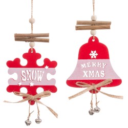 Colgante figuras madera 2 m 10 x 0 50 cm