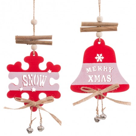 Colgante figuras madera 2 m 10 x 0 50 cm