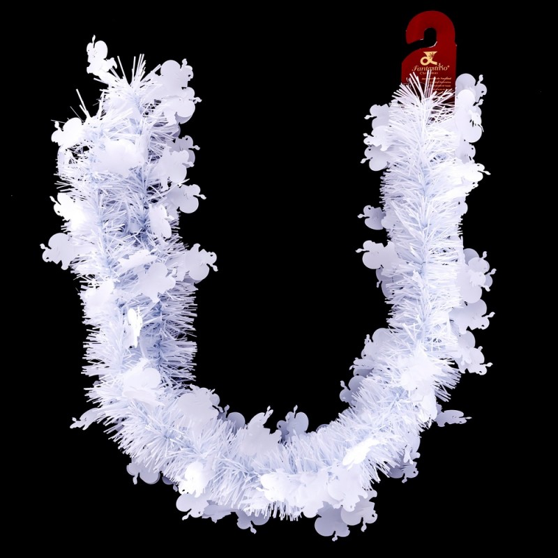 Boa papá noel mixto blanco 180 x 12 x 12 cm