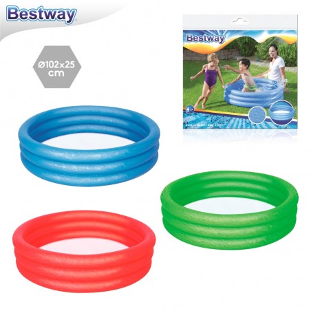 Piscina play pool 3 c 102 x 25 cm